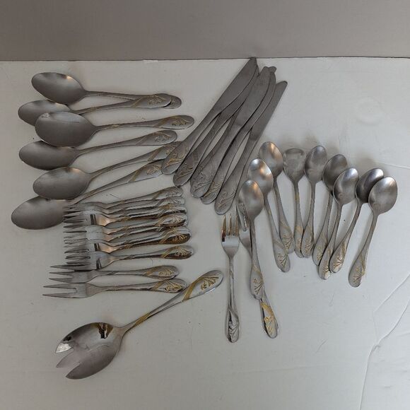 Vintage German Flatware Set – Edelstahl Rostfrei 18/10 by Amil – Mixed Pieces - Picture 2 of 10